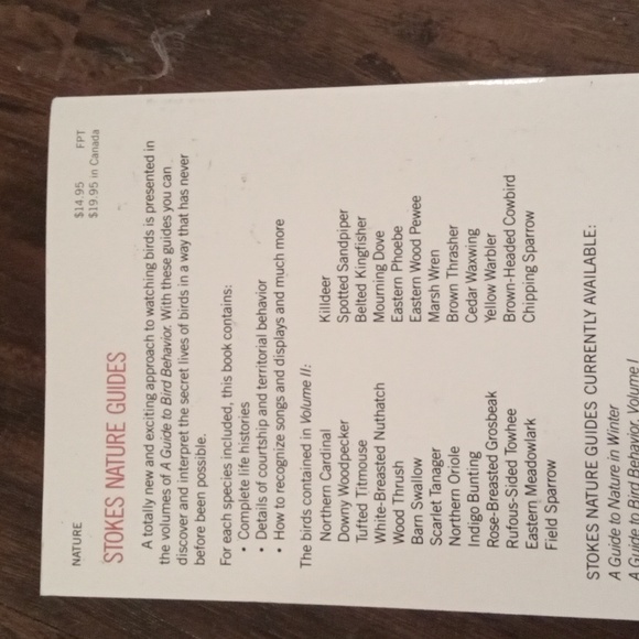 Birds of Seattle & Puget Sound | Stokes Nature Guide Bird Behavior Volume I & II - Picture 5 of 7